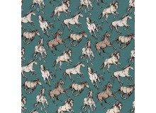 Jersey - Pferde dunkelmint